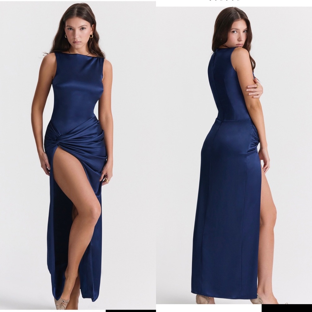 House of CB Roxanne Maxi Dress in Navy